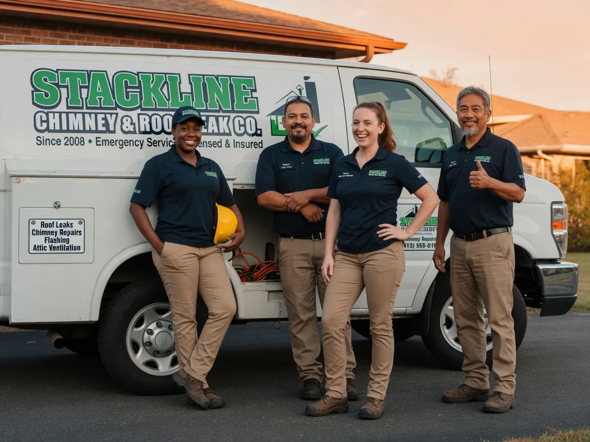 Chimney flashing repair company in Covington, LA
